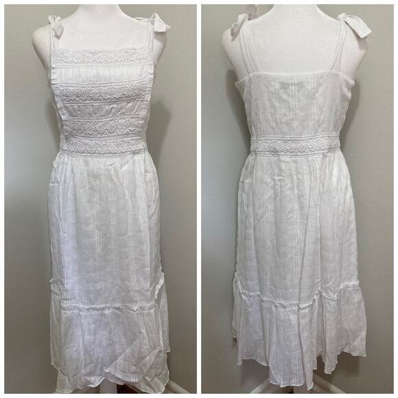 cupcakes & cashmere White Lacey Sundress NWT New size 2 - Picture 9 of 10